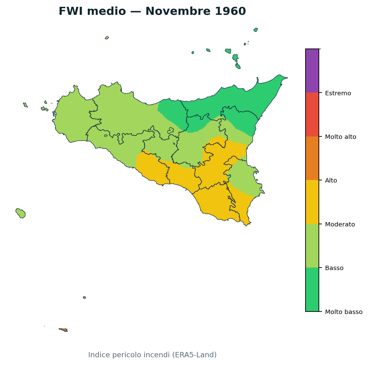 FWI mensile Novembre 1960