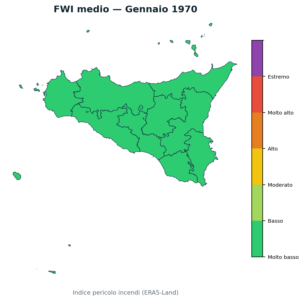 FWI mensile Gennaio 1970