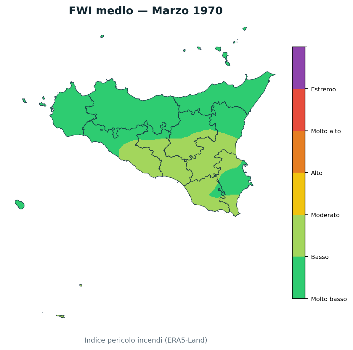 FWI mensile Marzo 1970