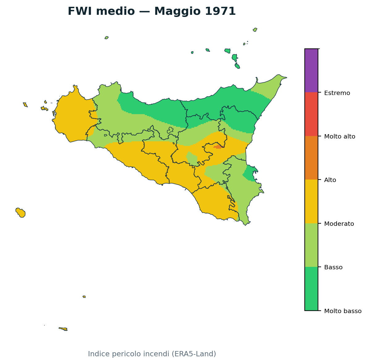 FWI mensile Maggio 1971