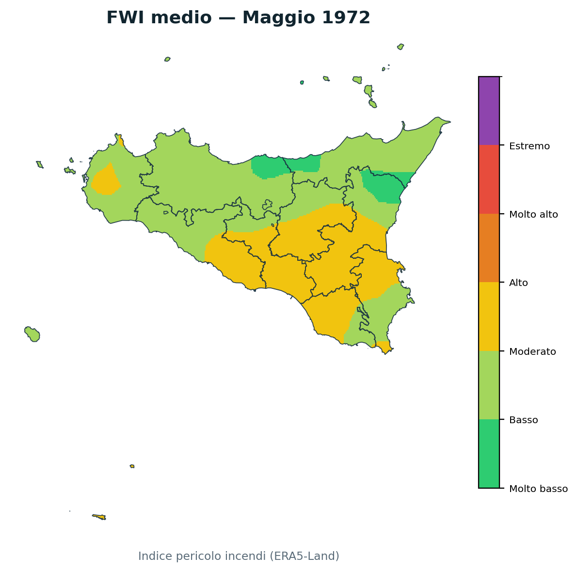 FWI mensile Maggio 1972