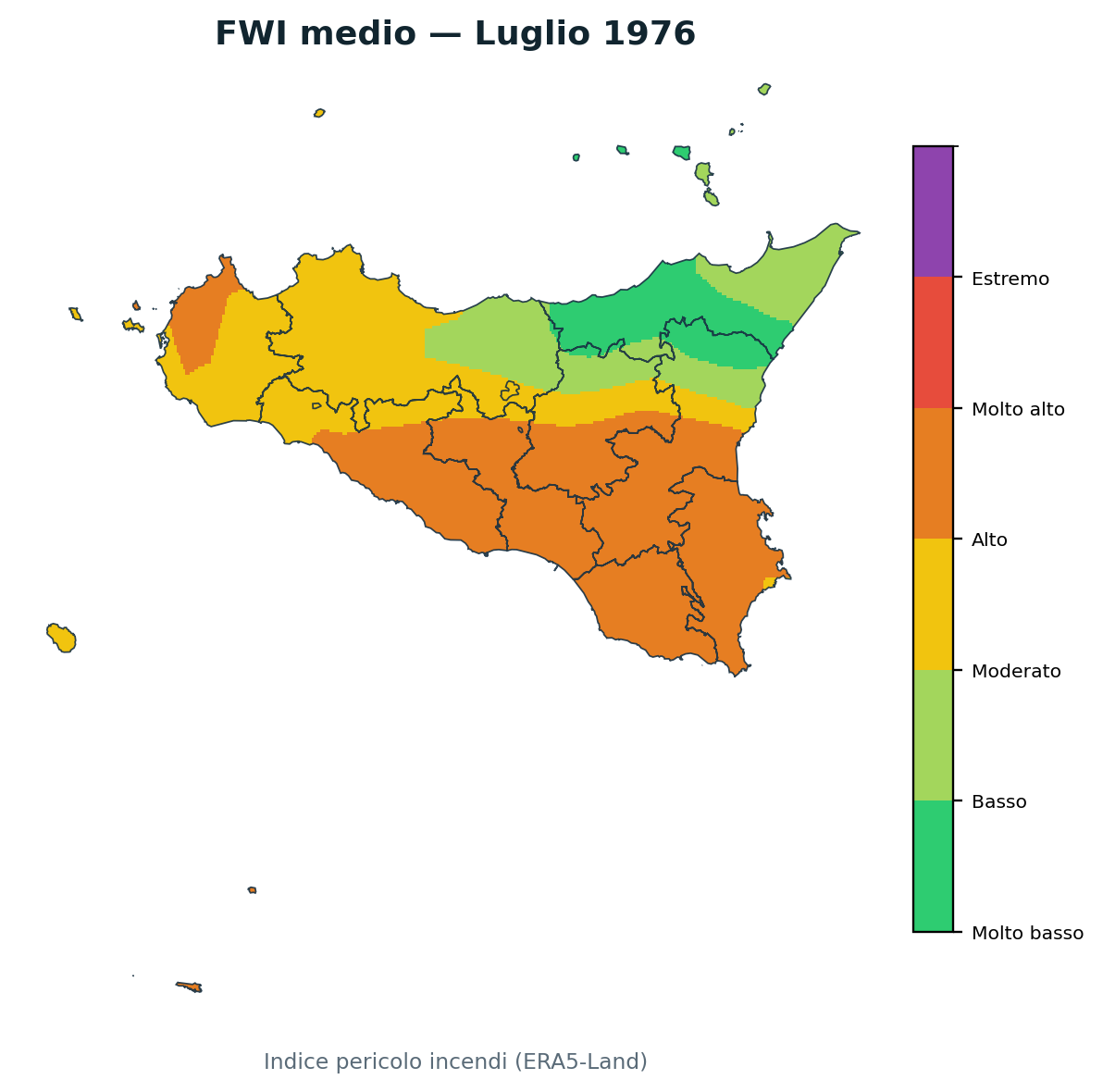 FWI mensile Luglio 1976