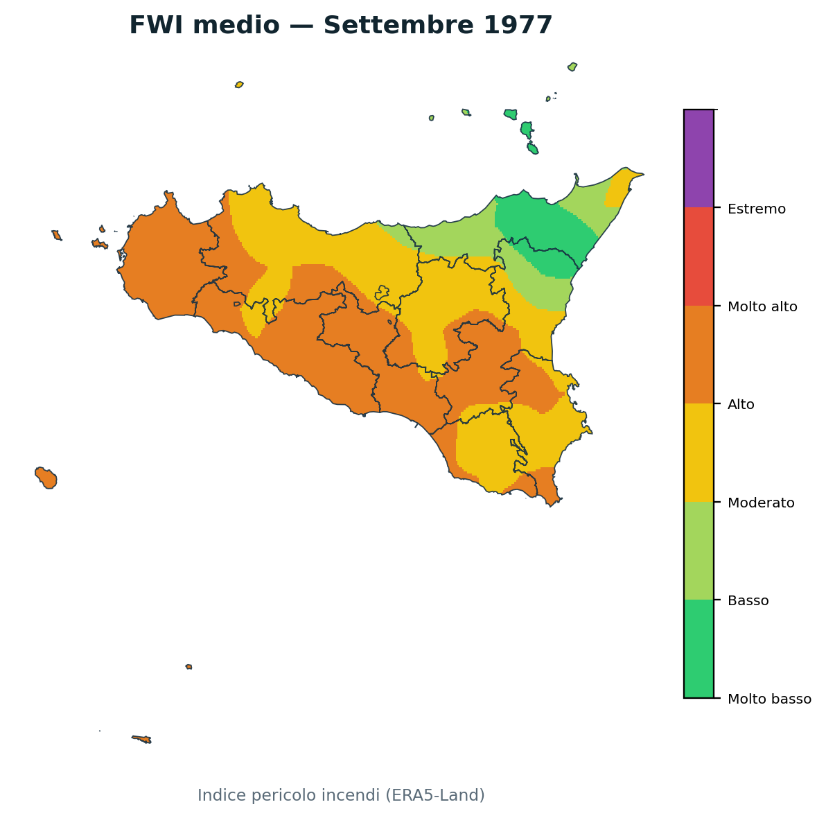 FWI mensile Settembre 1977