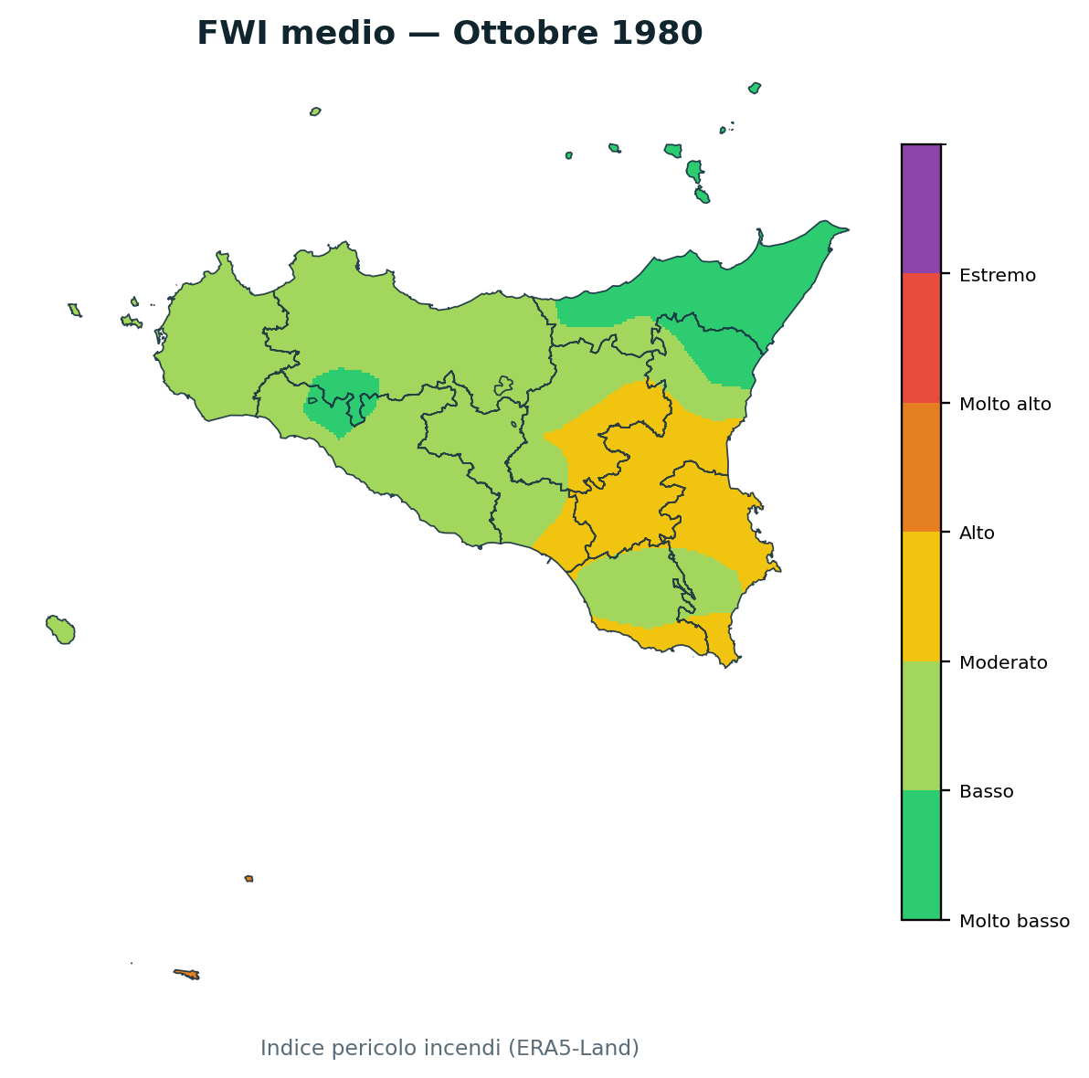 FWI mensile Ottobre 1980