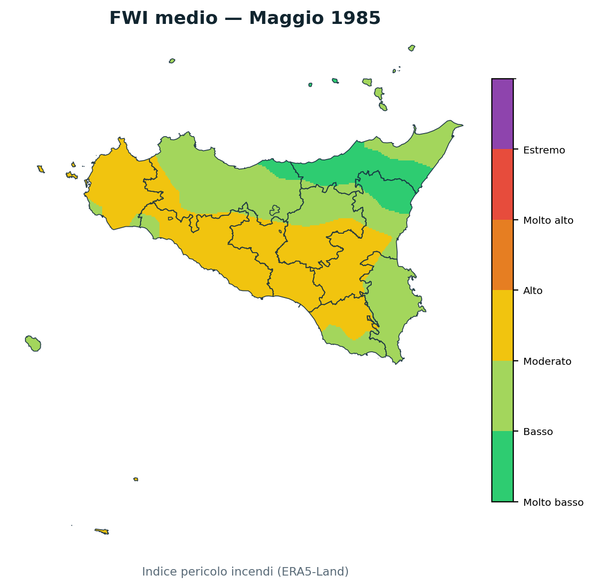 FWI mensile Maggio 1985