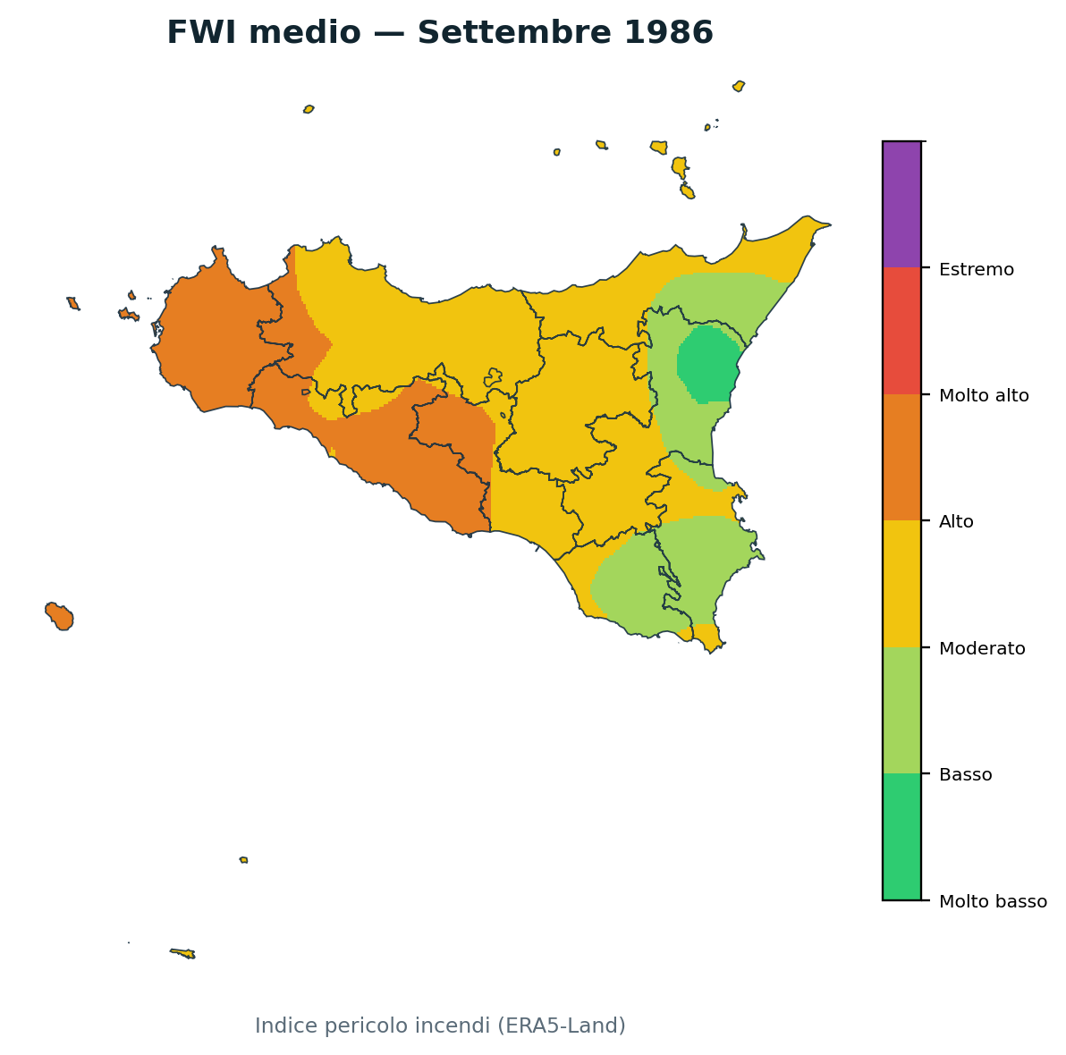 FWI mensile Settembre 1986