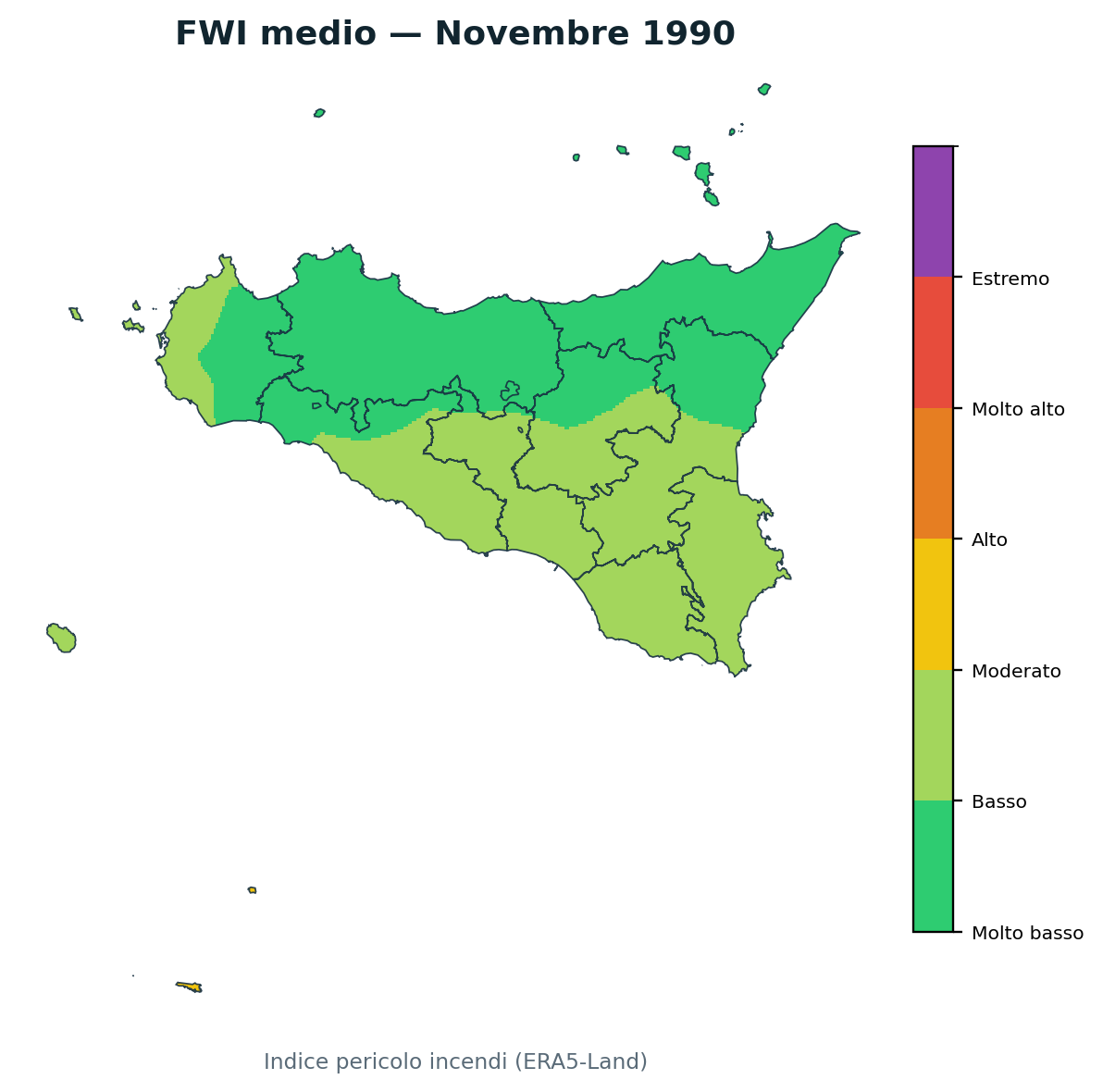 FWI mensile Novembre 1990