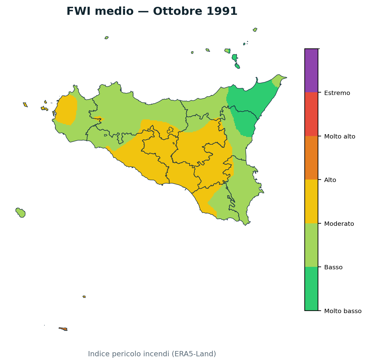 FWI mensile Ottobre 1991