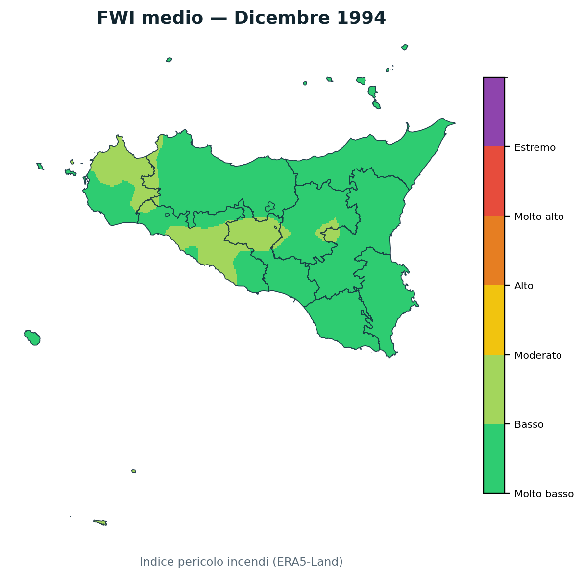 FWI mensile Dicembre 1994