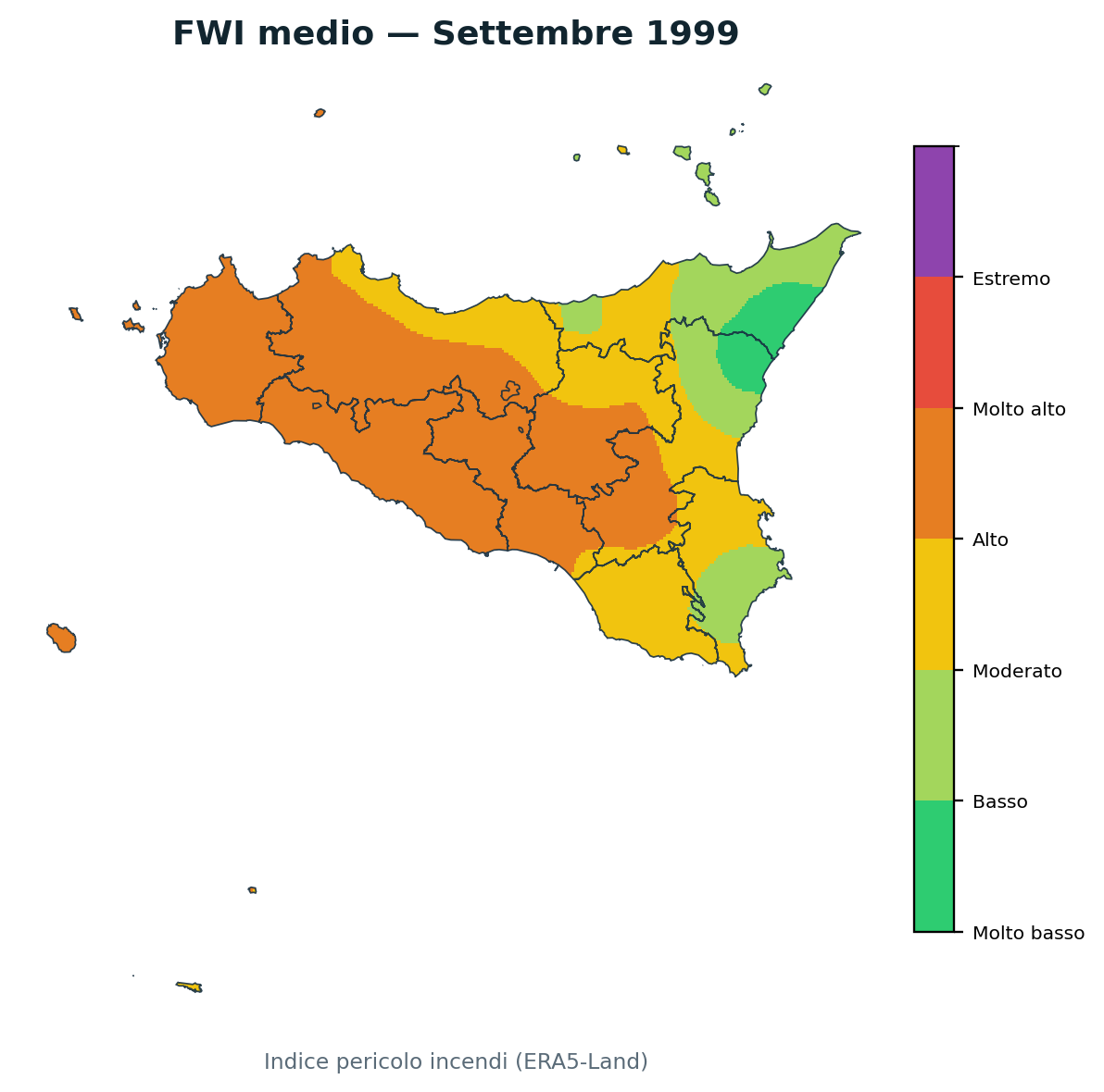 FWI mensile Settembre 1999