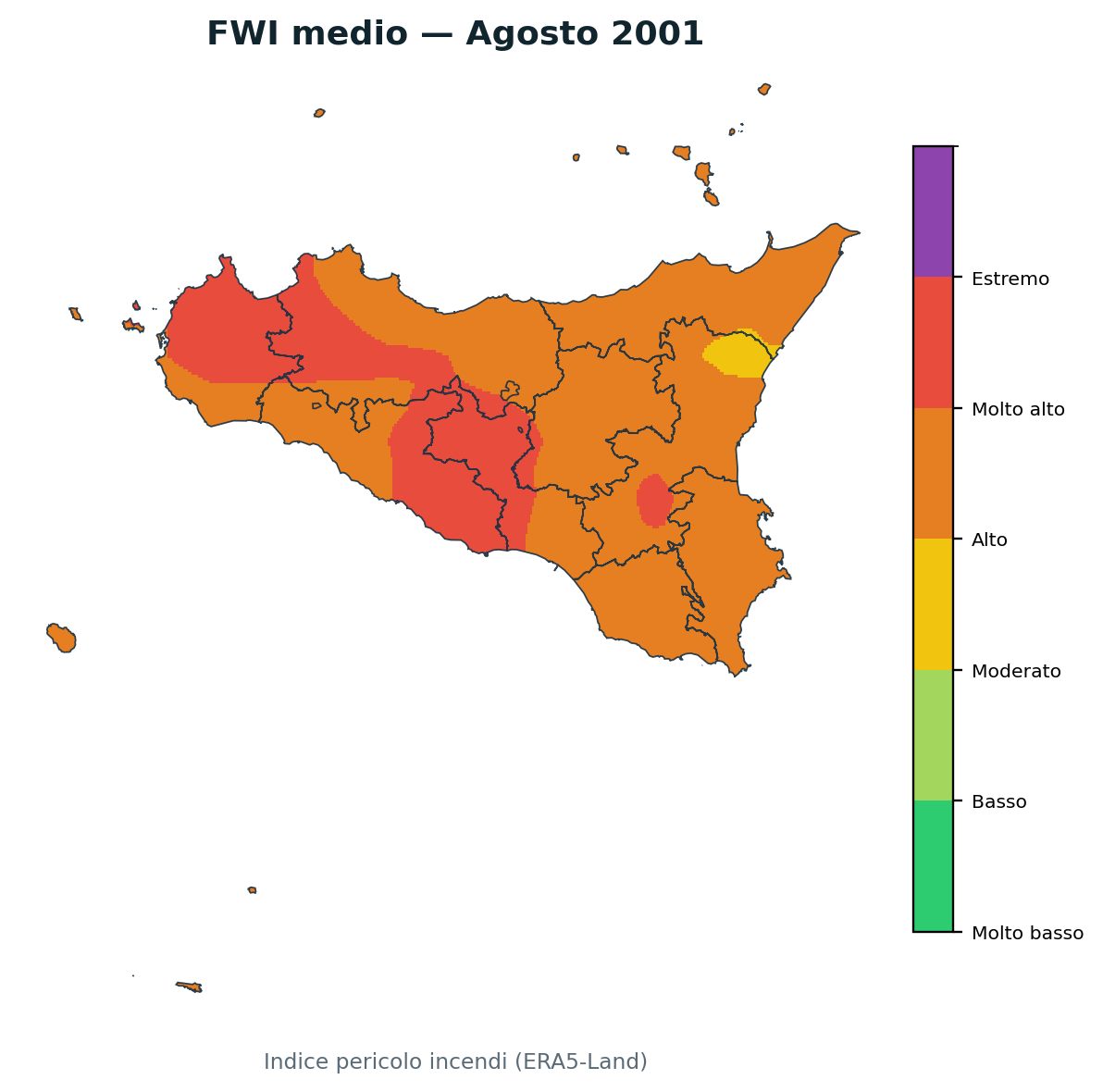 FWI mensile Agosto 2001