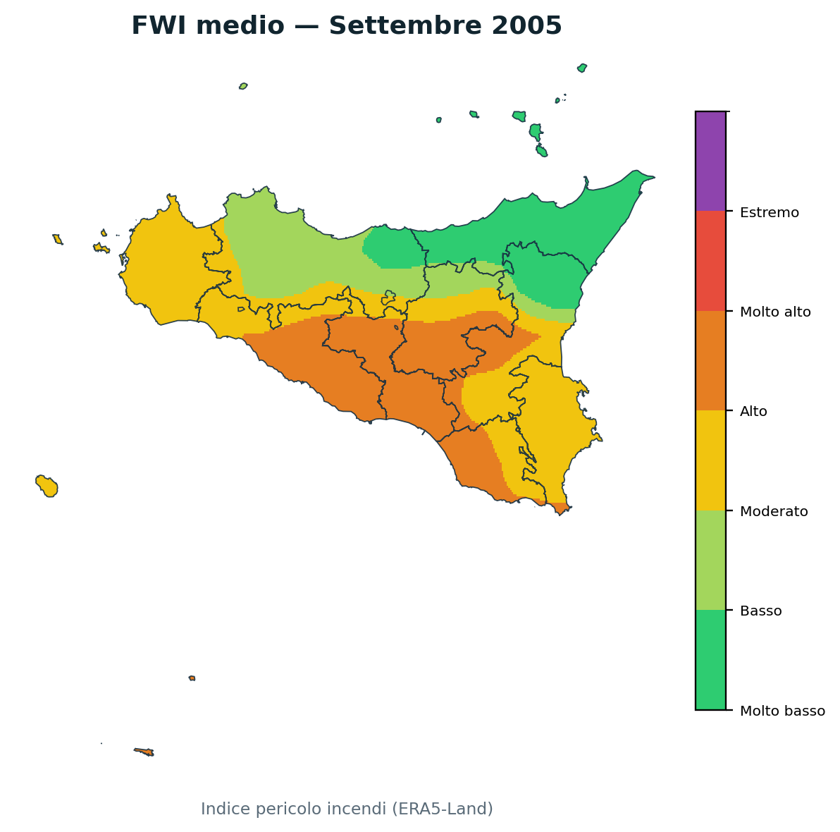 FWI mensile Settembre 2005