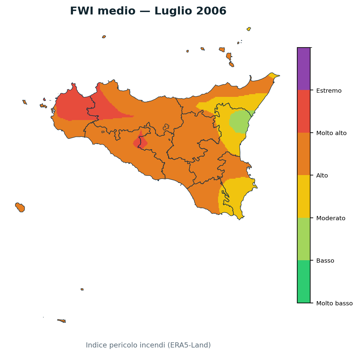 FWI mensile Luglio 2006