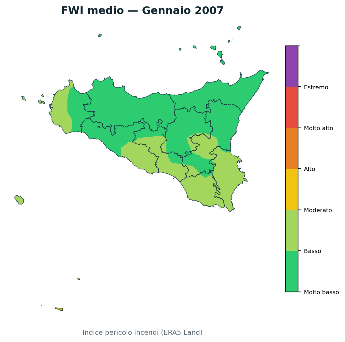 FWI mensile Gennaio 2007