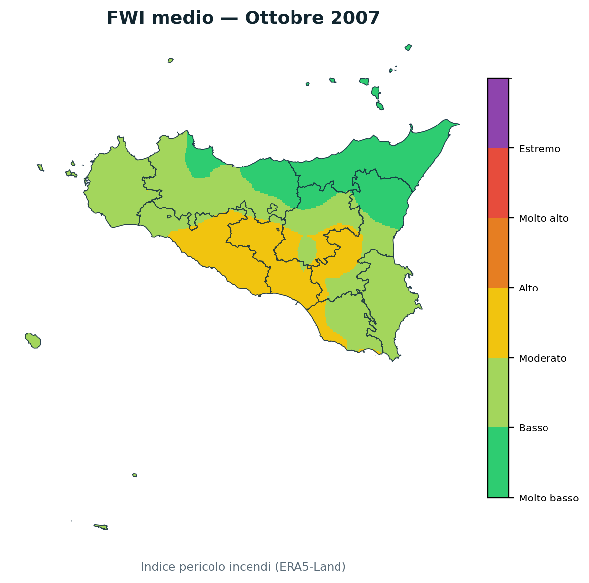 FWI mensile Ottobre 2007