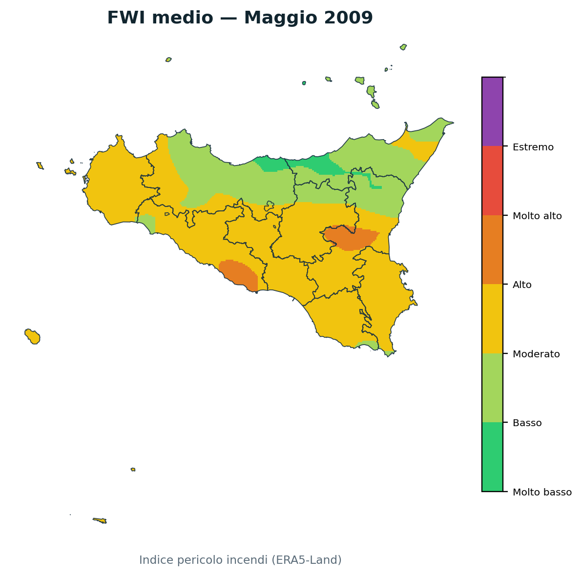 FWI mensile Maggio 2009