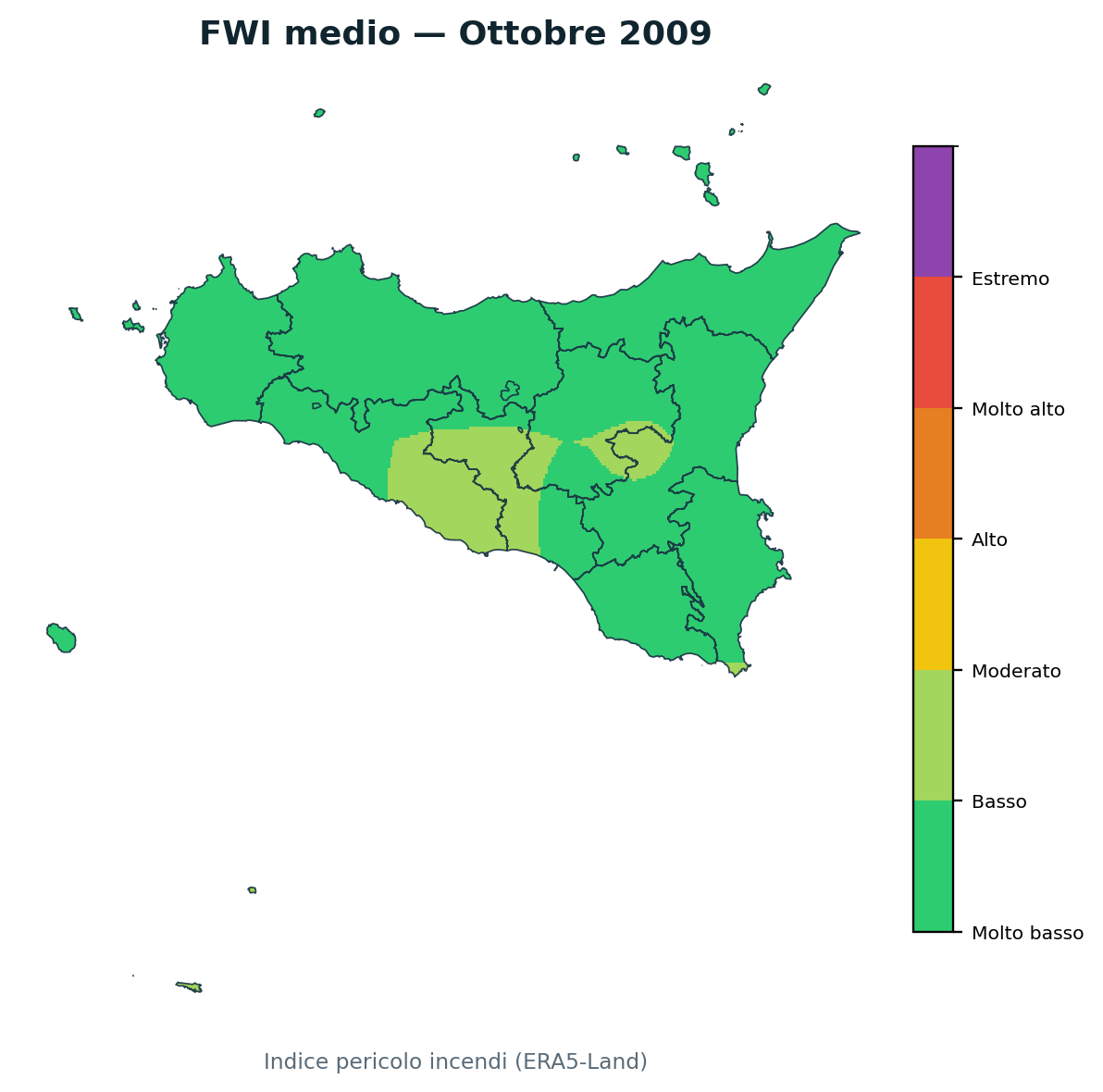 FWI mensile Ottobre 2009