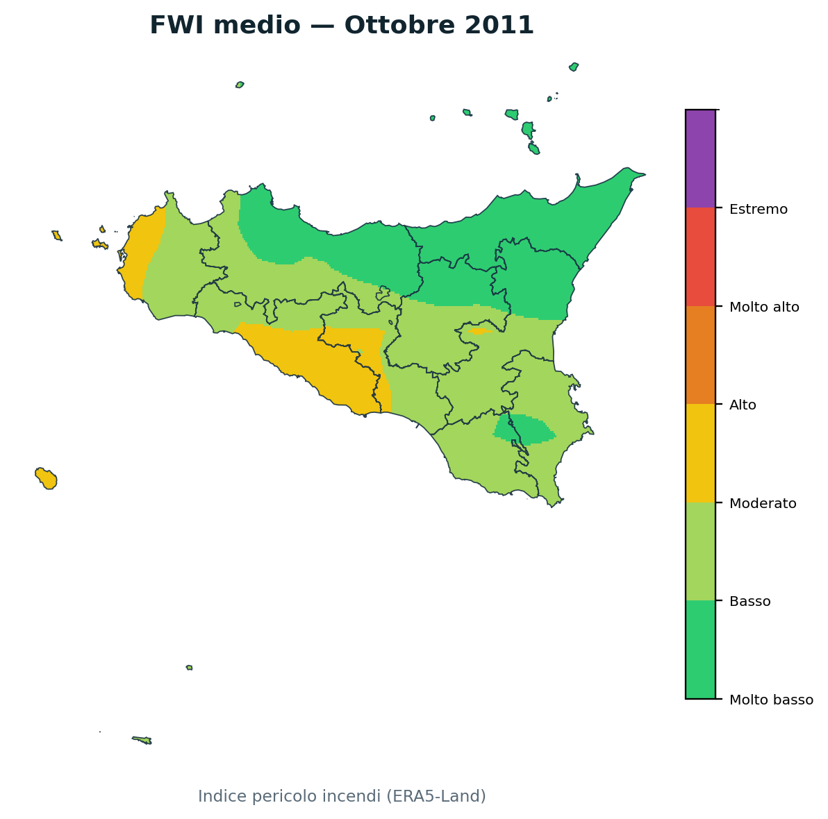 FWI mensile Ottobre 2011