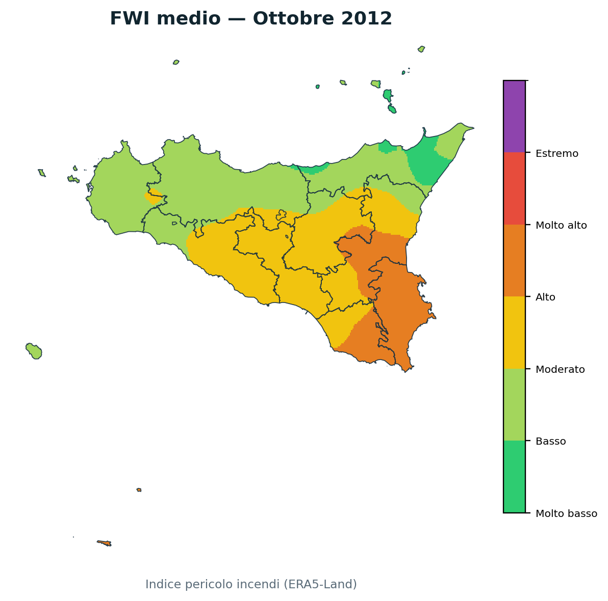 FWI mensile Ottobre 2012