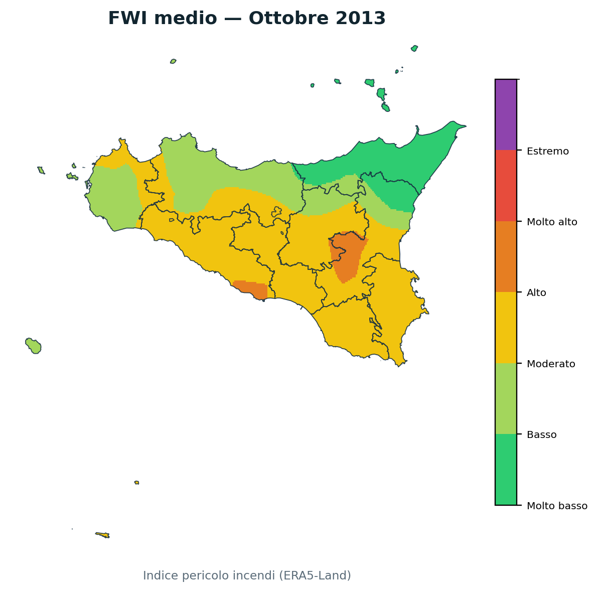 FWI mensile Ottobre 2013