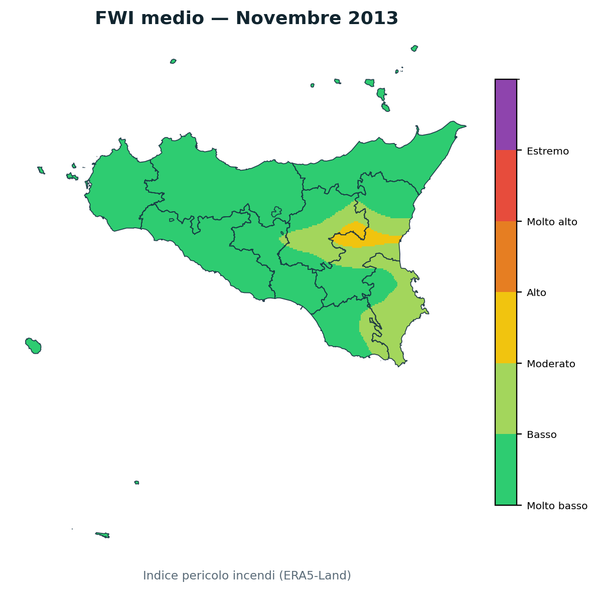 FWI mensile Novembre 2013