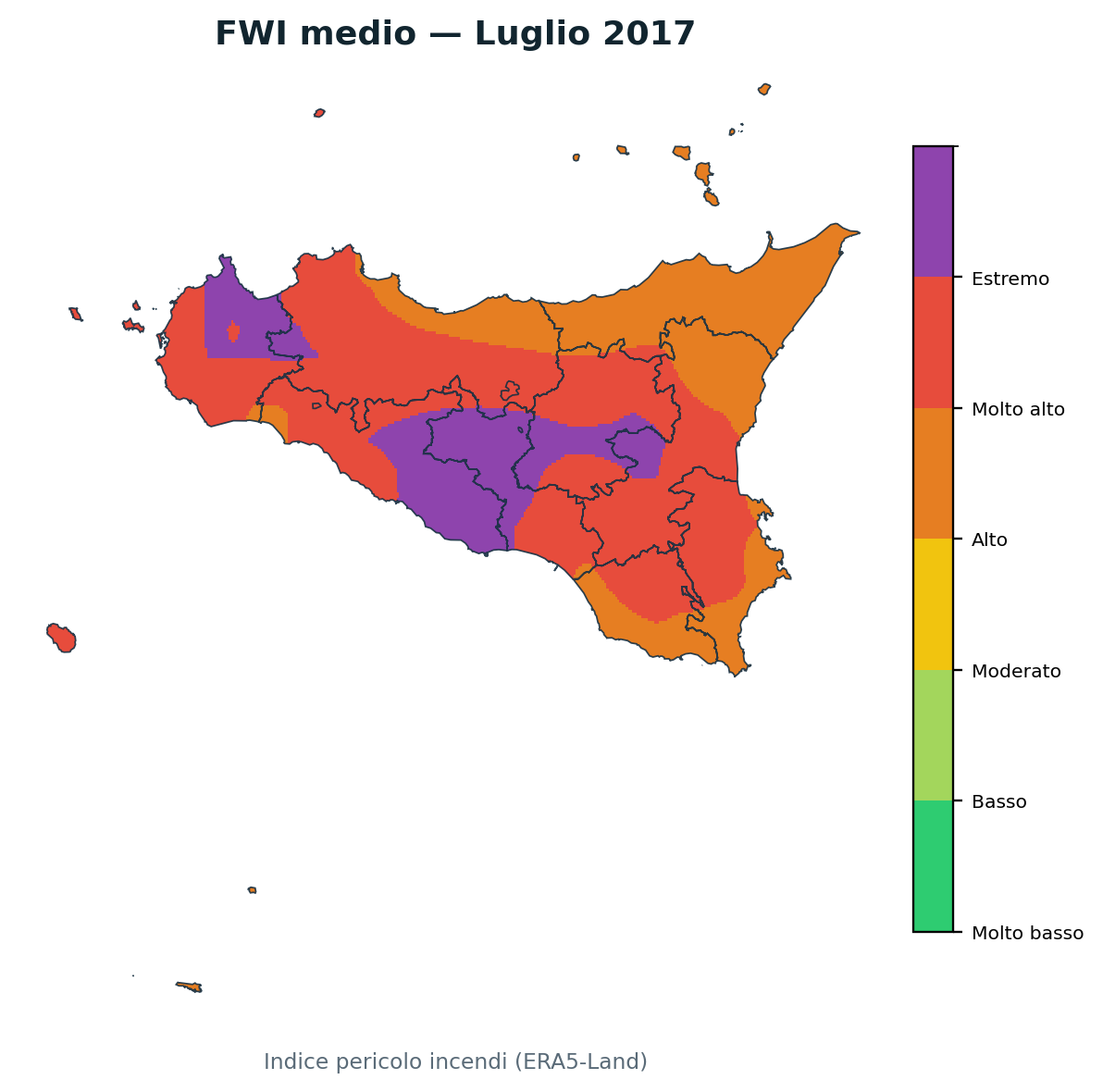 FWI mensile Luglio 2017