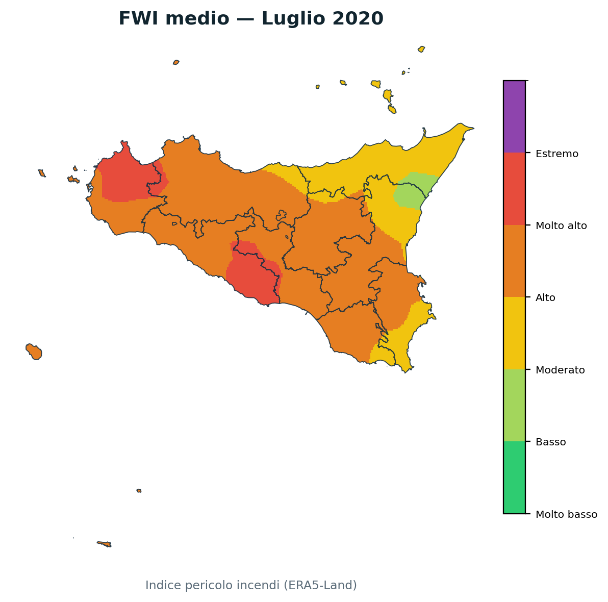 FWI mensile Luglio 2020