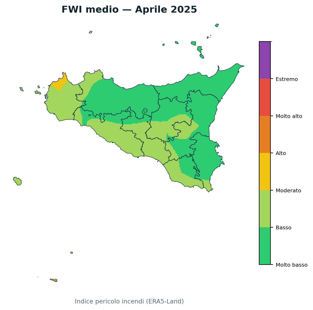 FWI mensile Aprile 2025