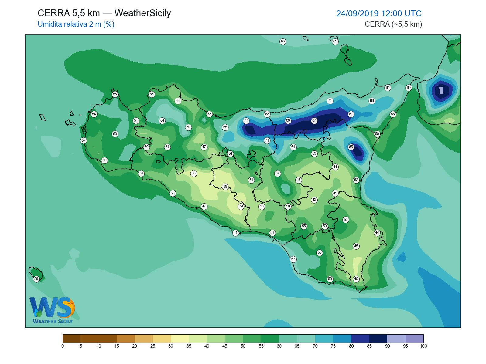 Umidità relativa 2 m · 2019092412