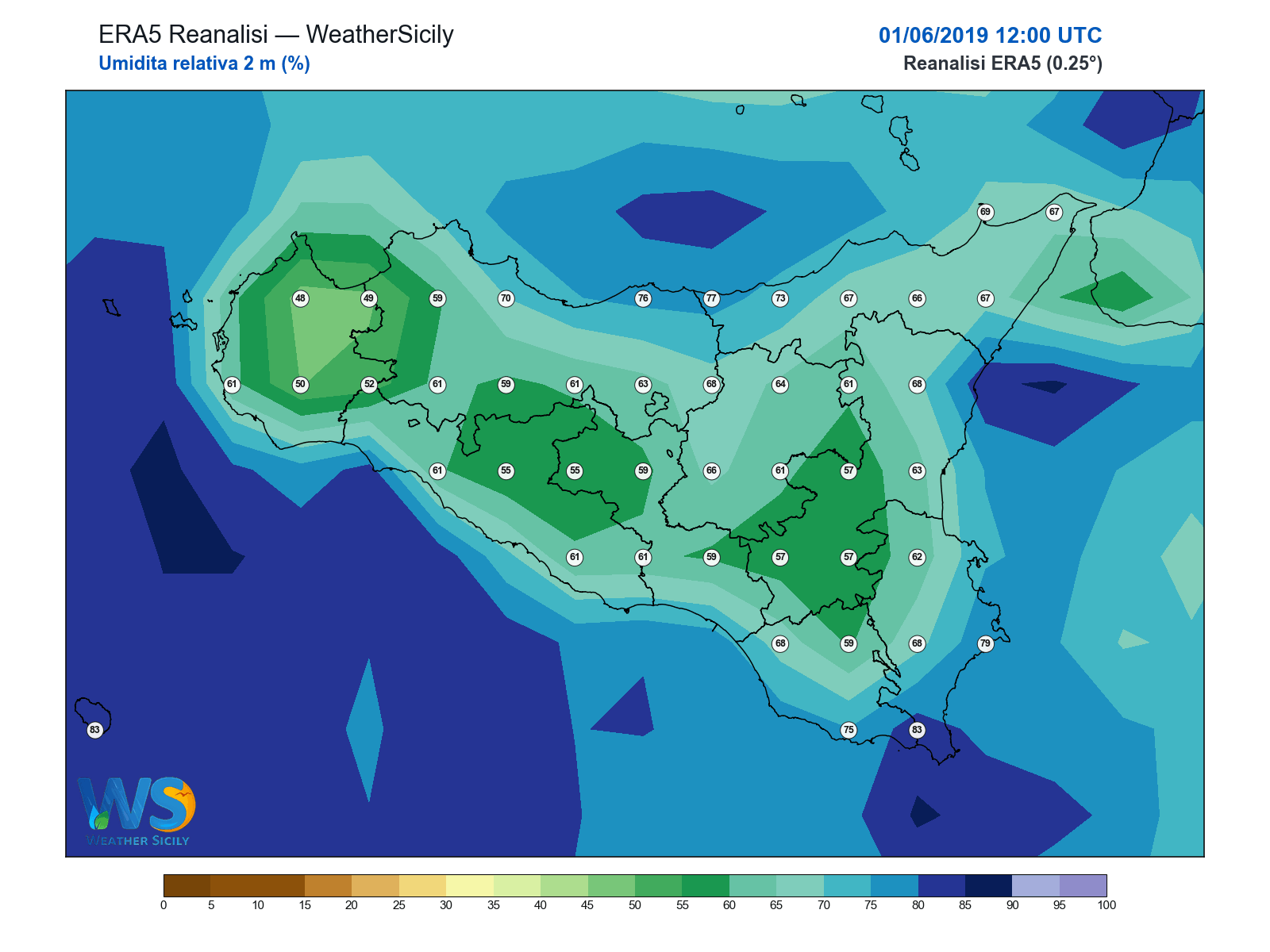 Umidità relativa 2 m · 2019060112