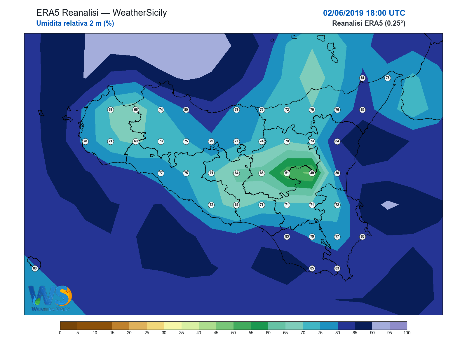 Umidità relativa 2 m · 2019060218