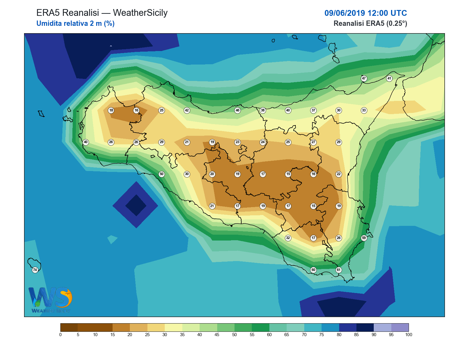 Umidità relativa 2 m · 2019060912