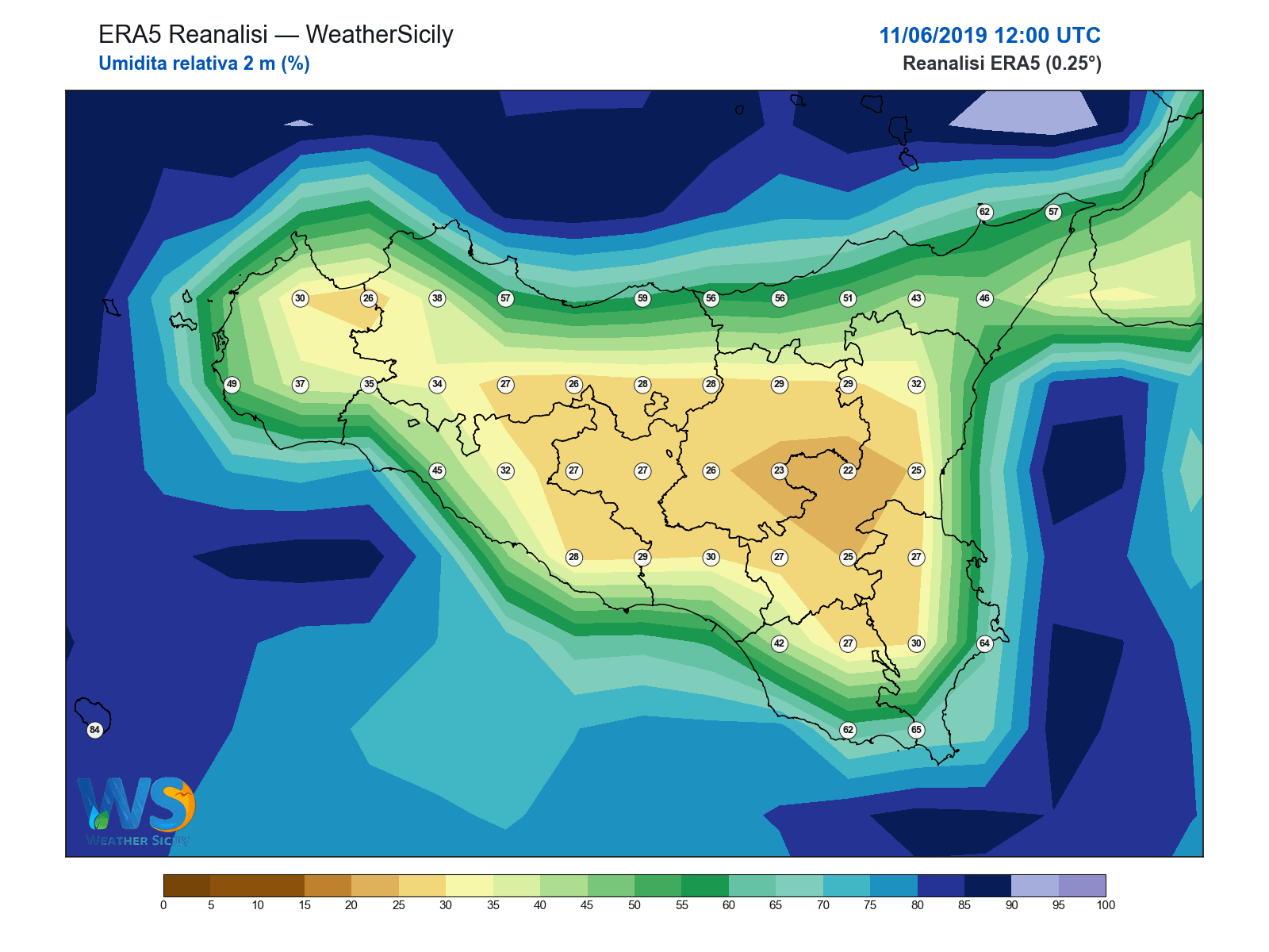 Umidità relativa 2 m · 2019061112