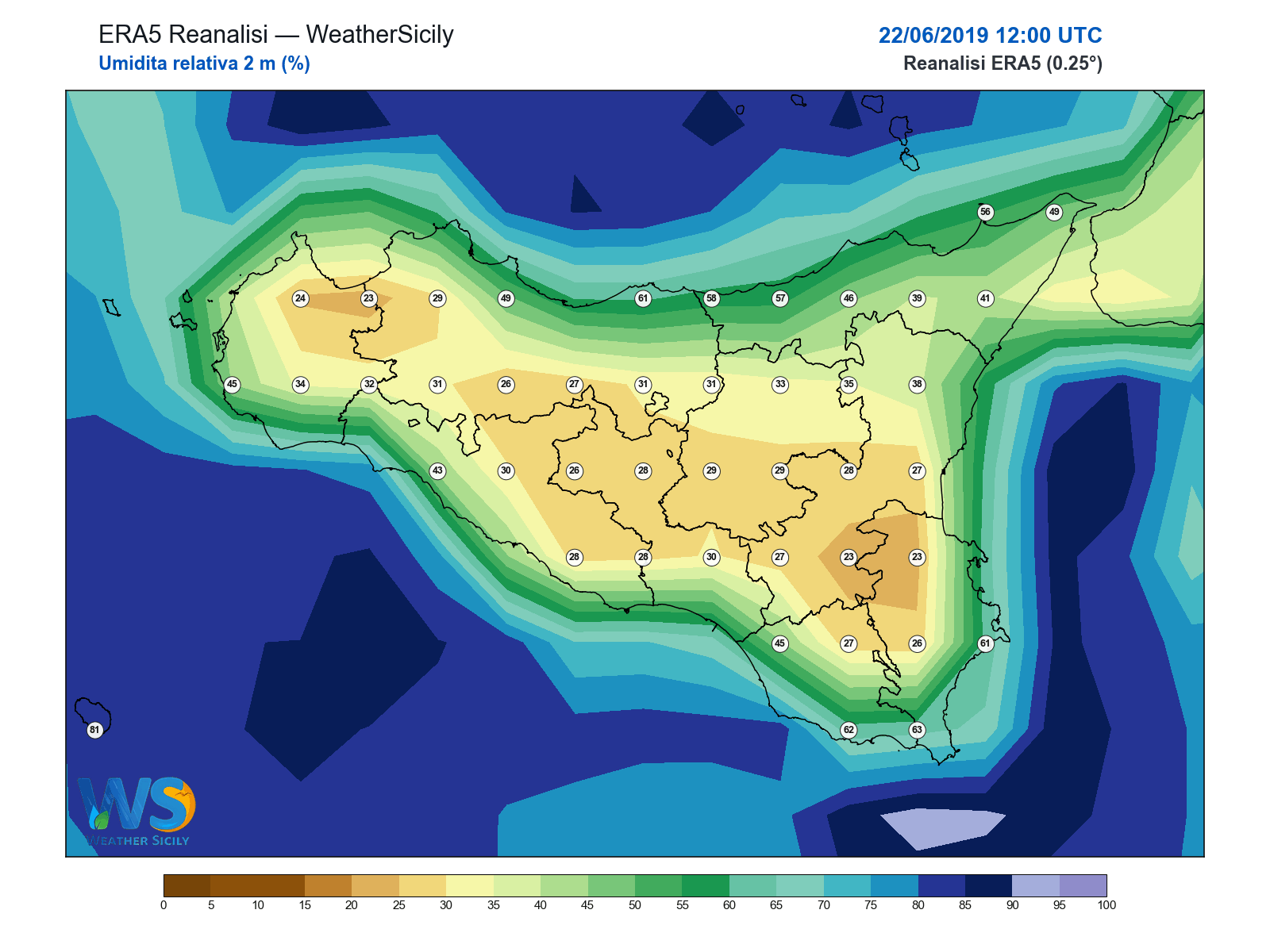 Umidità relativa 2 m · 2019062212