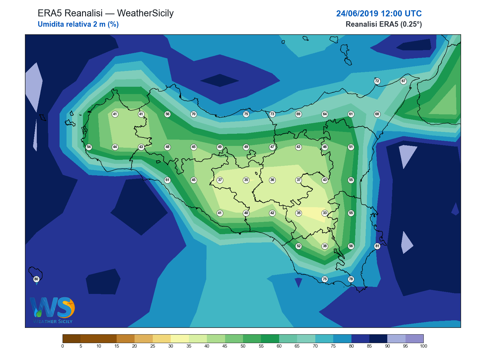 Umidità relativa 2 m · 2019062412