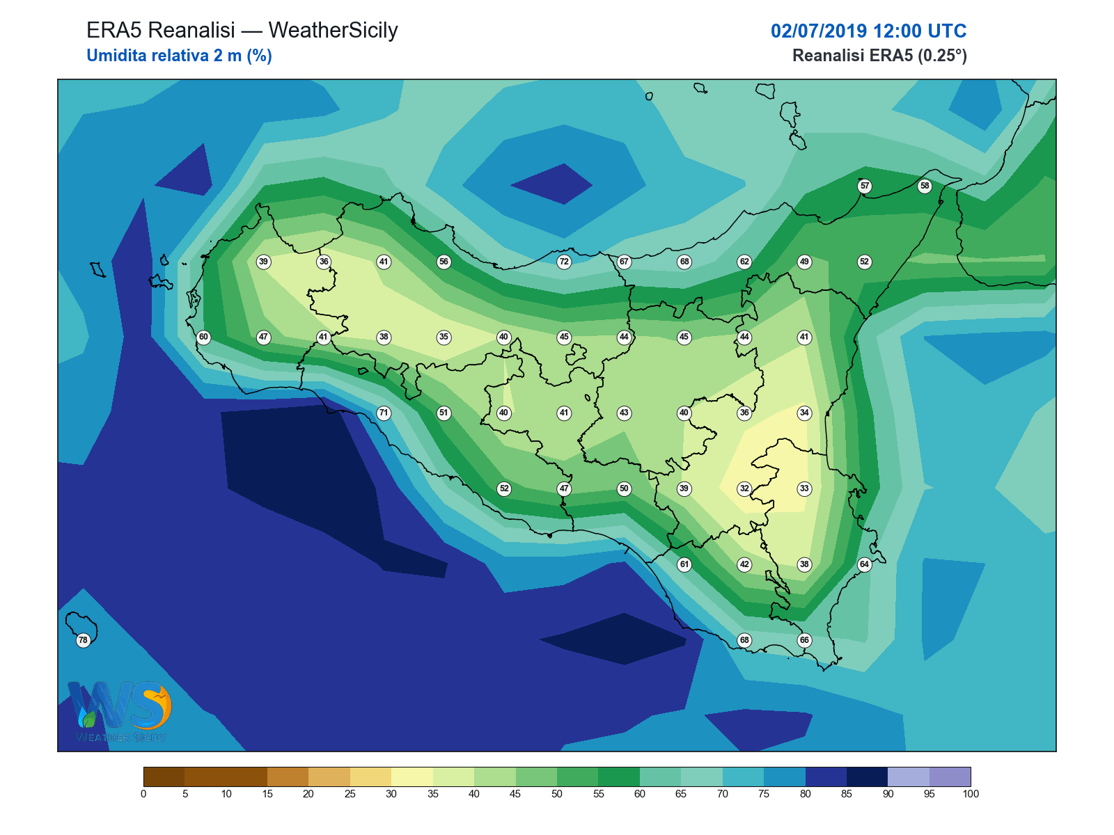 Umidità relativa 2 m · 2019070212