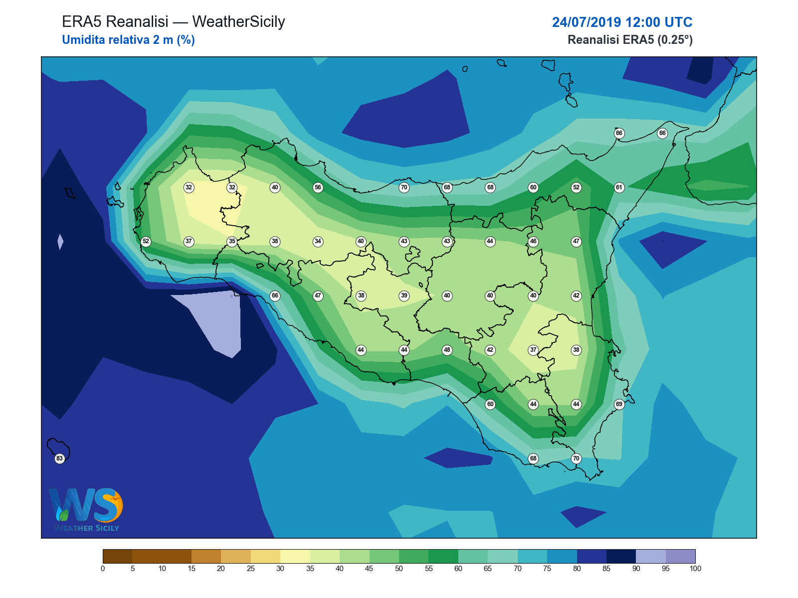 Umidità relativa 2 m · 2019072412