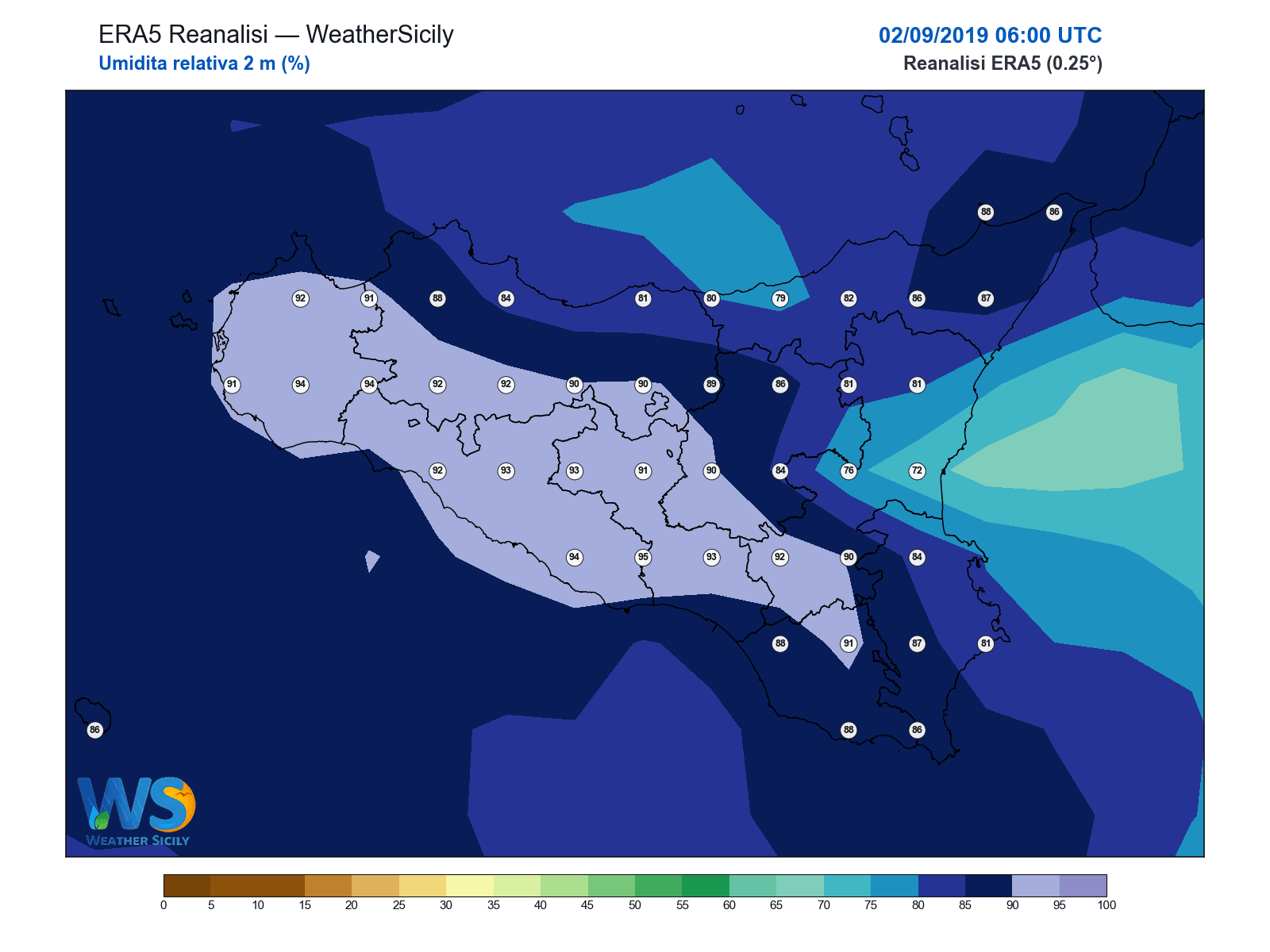 Umidità relativa 2 m · 2019090206