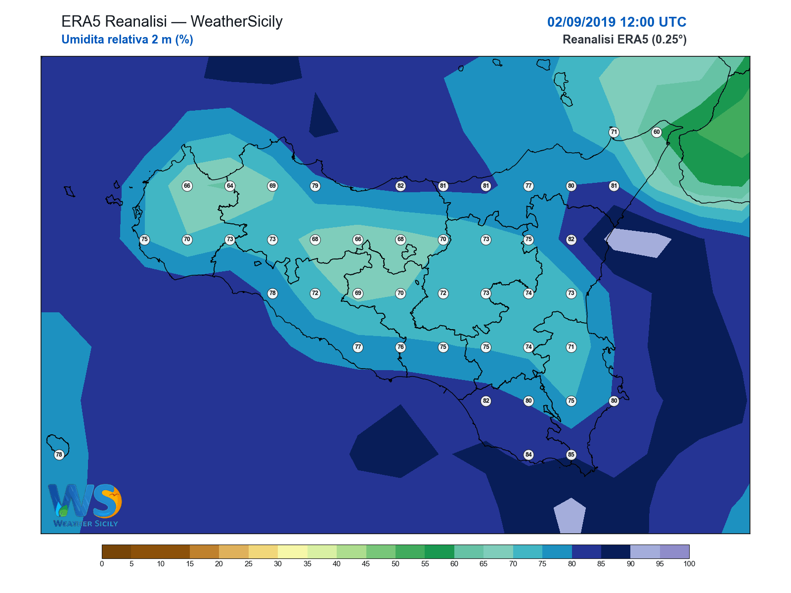 Umidità relativa 2 m · 2019090212