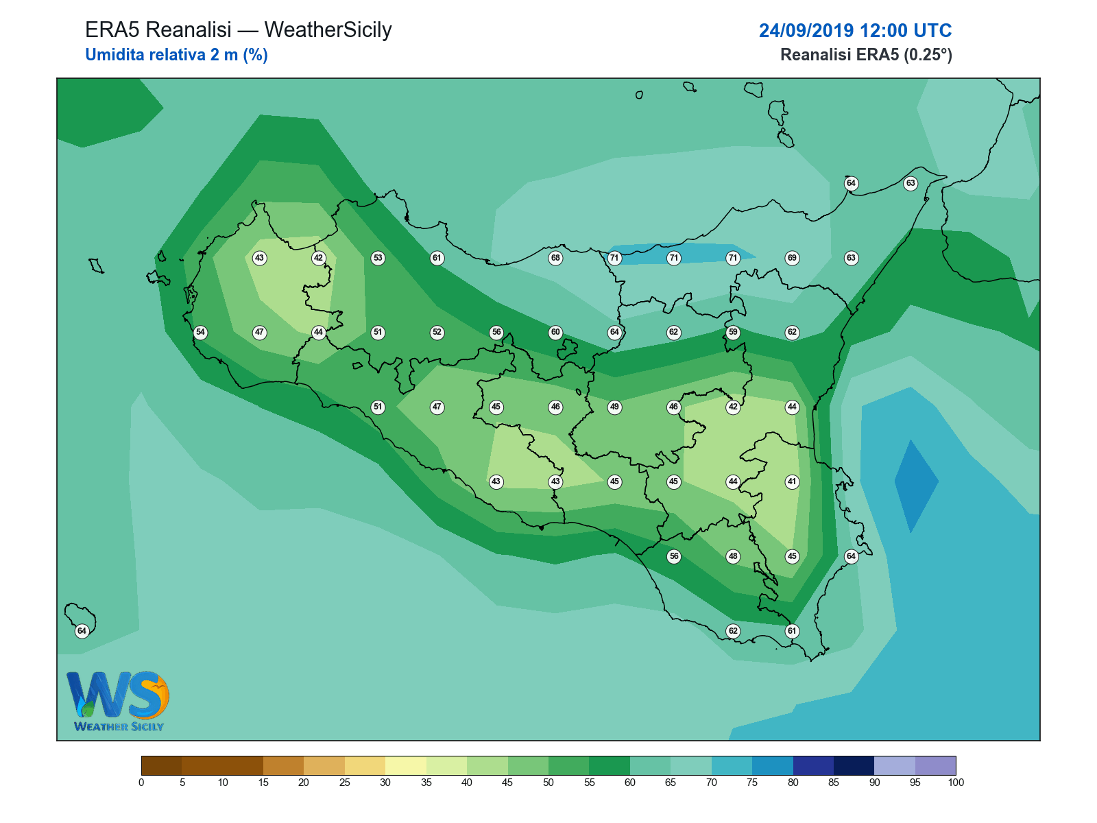 Umidità relativa 2 m · 2019092412