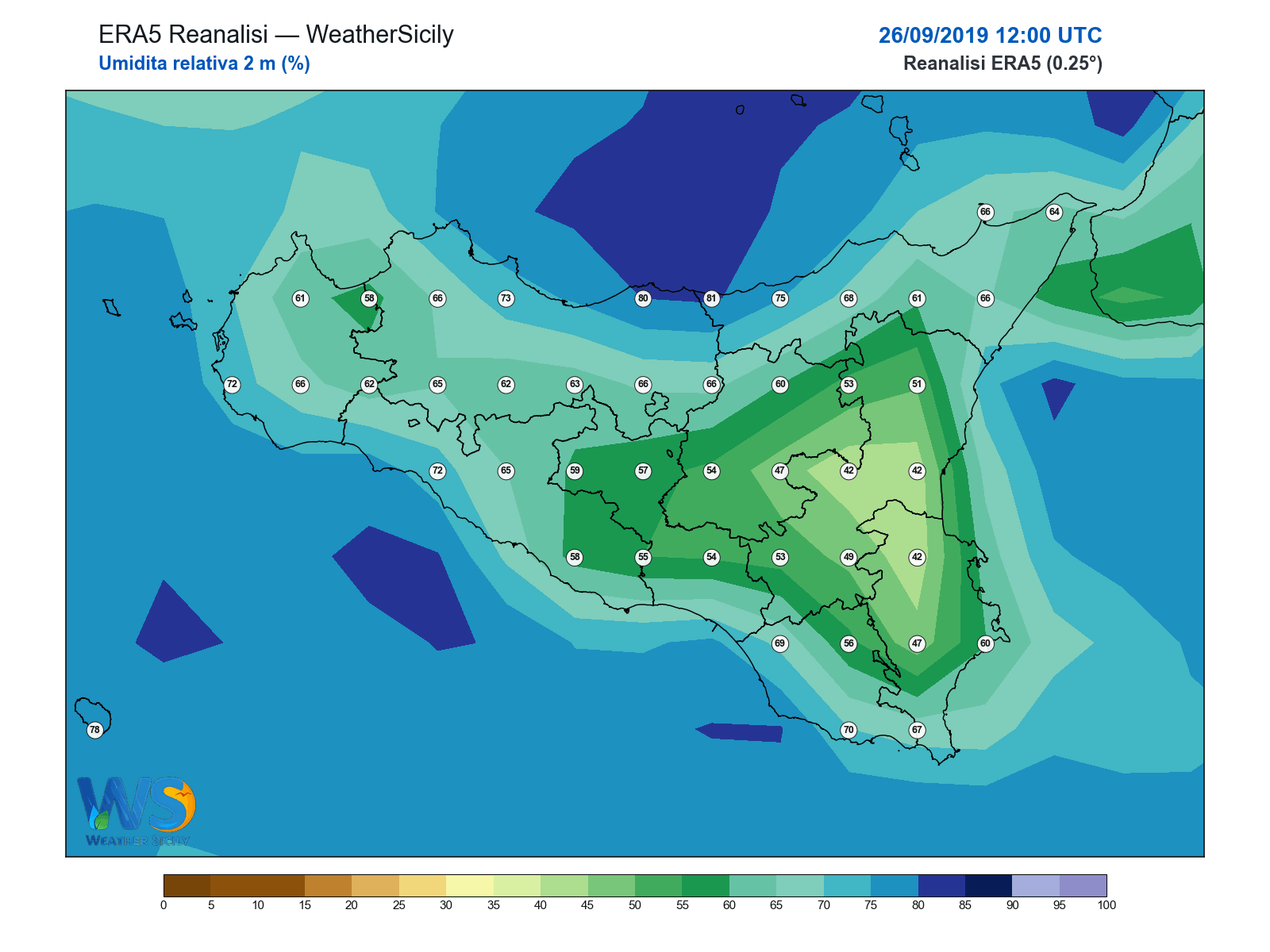 Umidità relativa 2 m · 2019092612