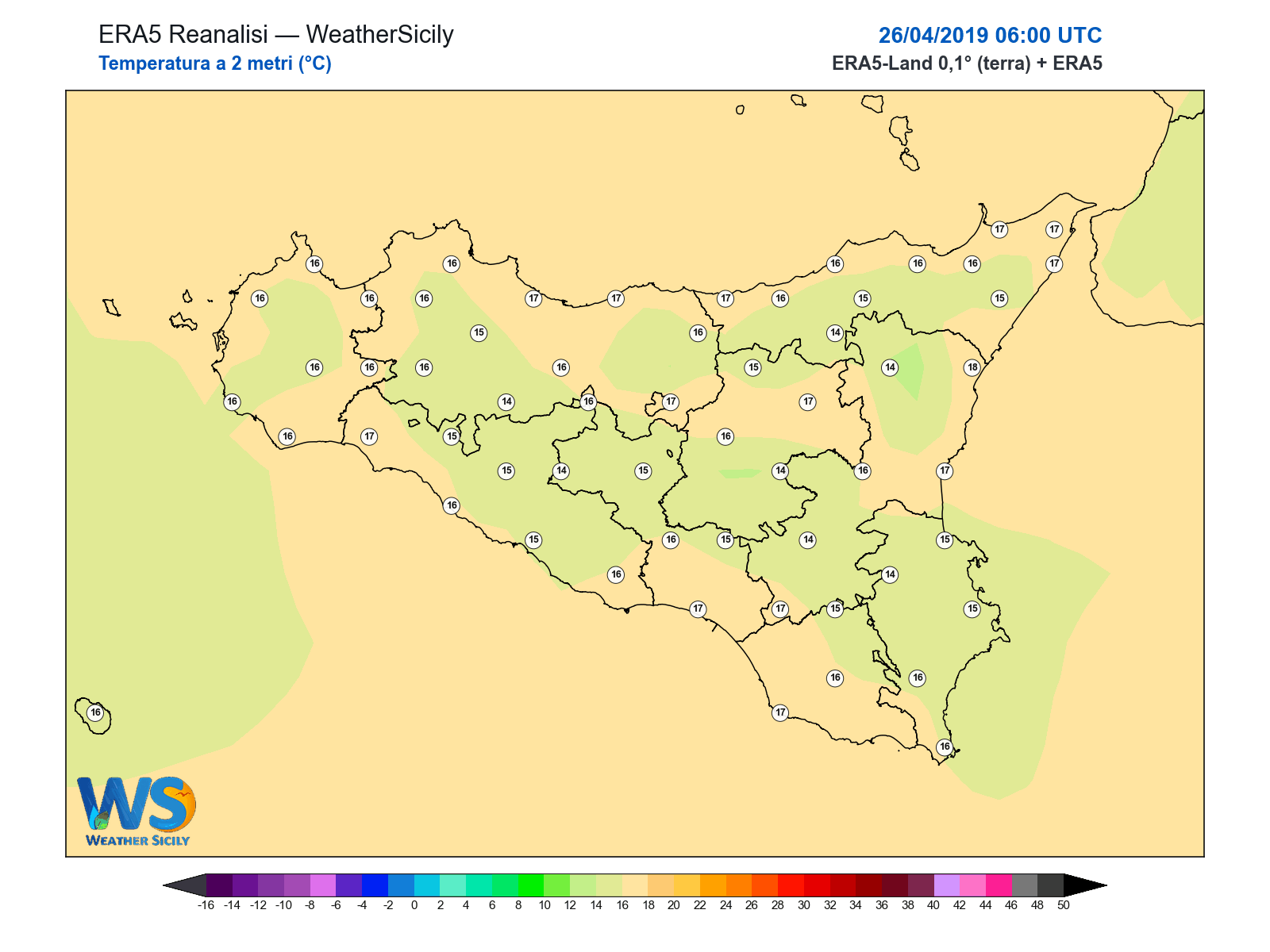 Temperatura a 2 metri · 2019042606