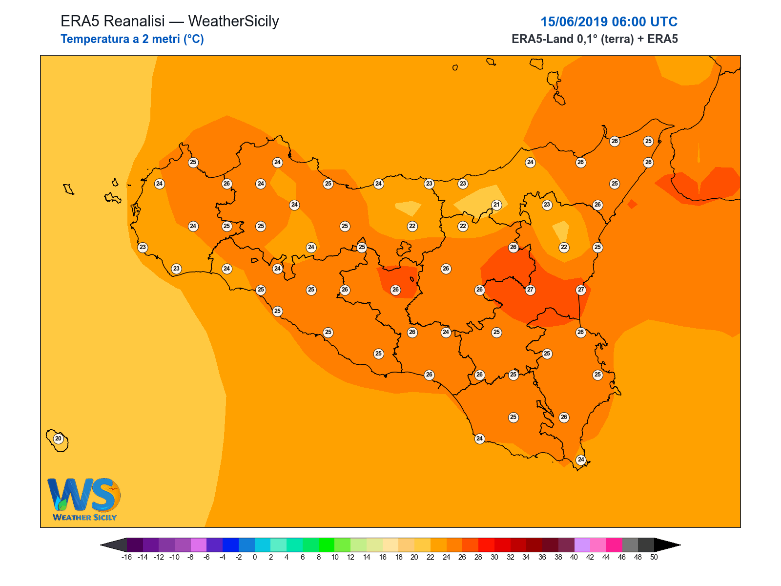 Temperatura a 2 metri · 2019061506