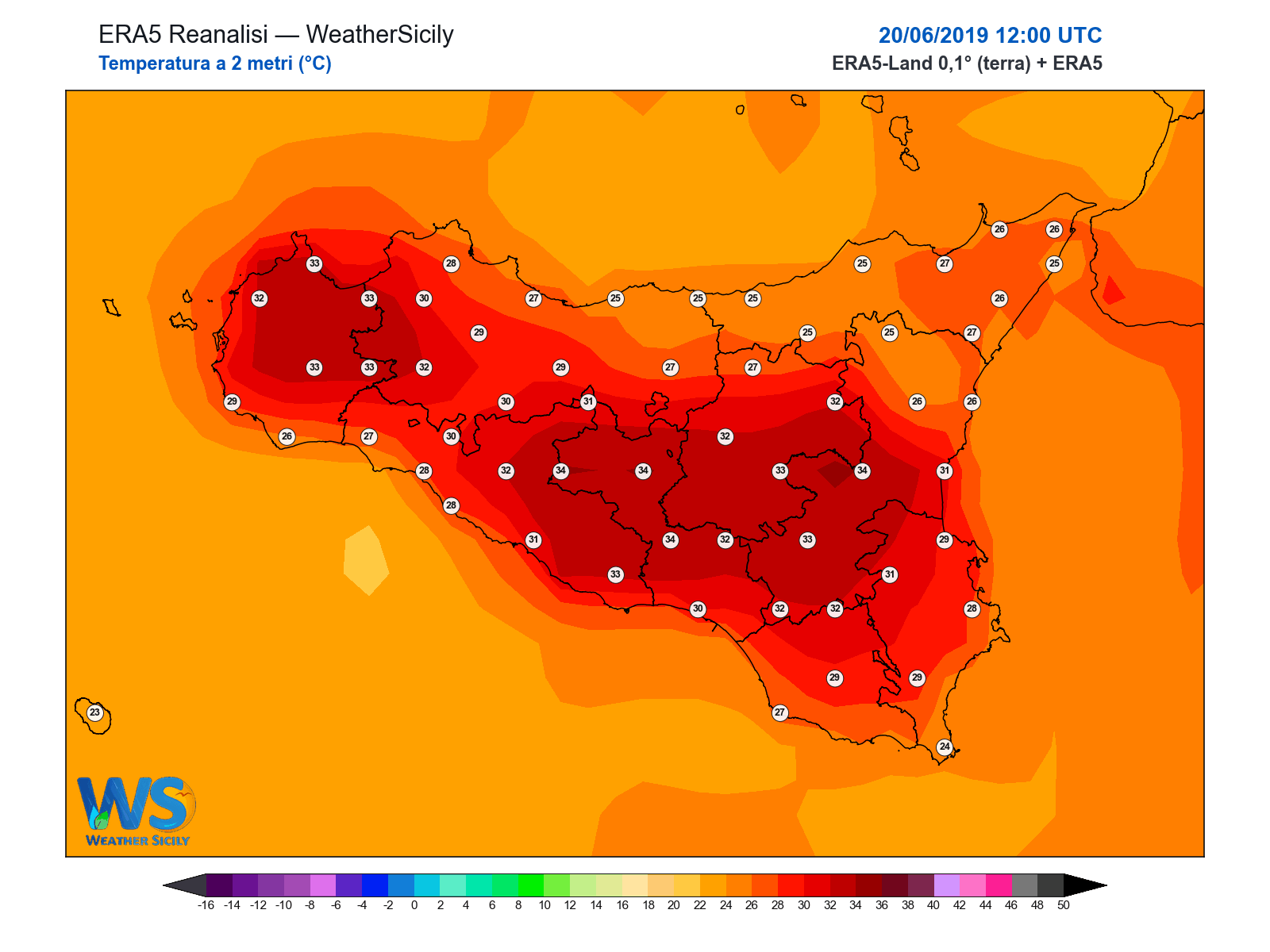 Temperatura a 2 metri · 2019062012