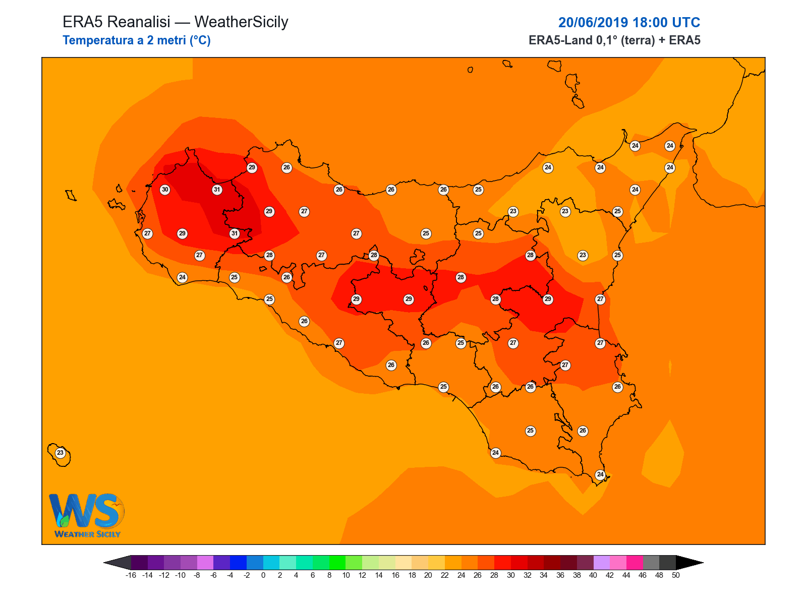 Temperatura a 2 metri · 2019062018