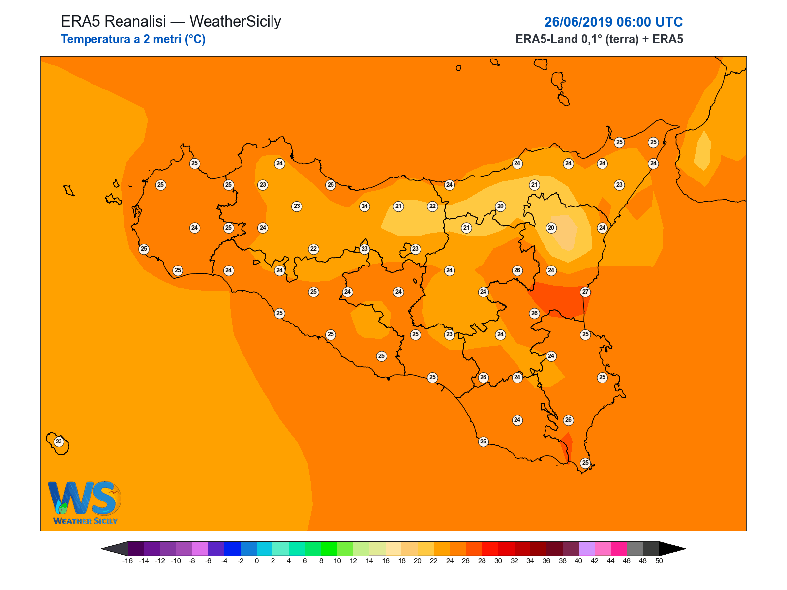 Temperatura a 2 metri · 2019062606
