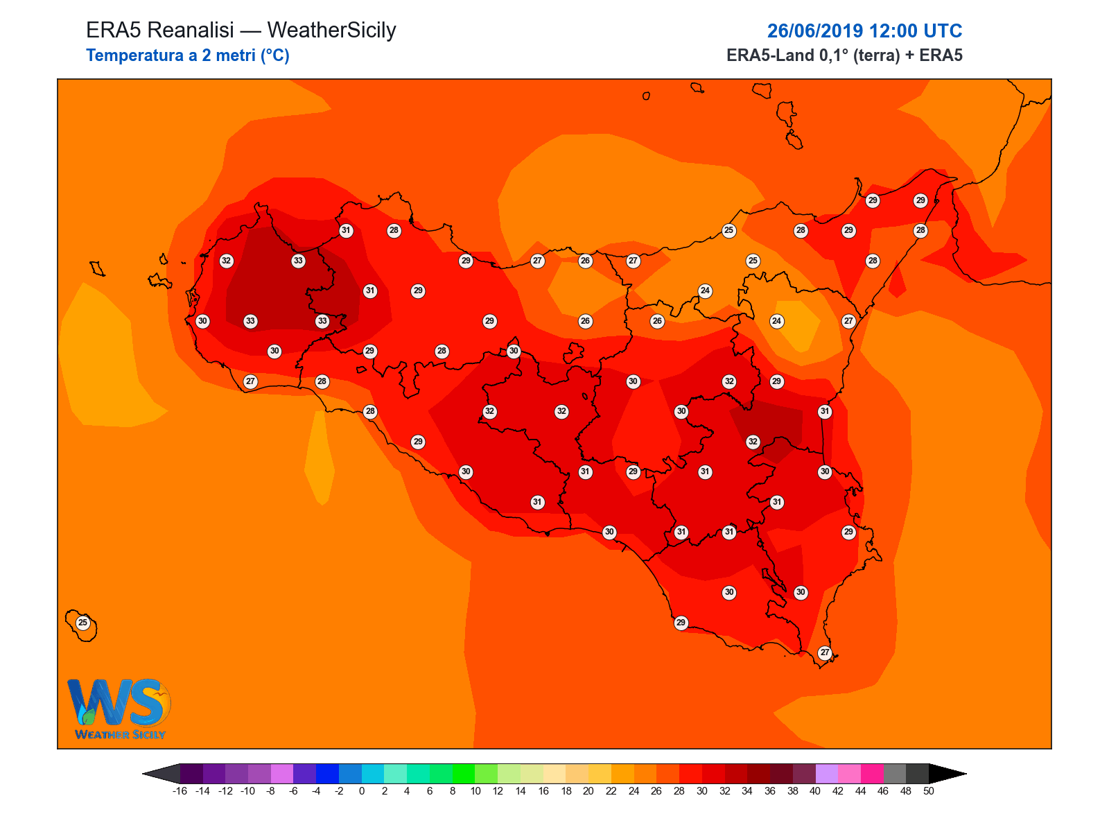 Temperatura a 2 metri · 2019062612