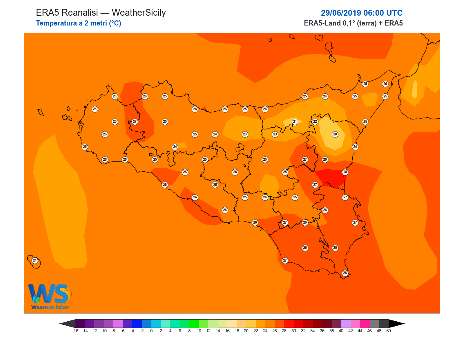 Temperatura a 2 metri · 2019062906