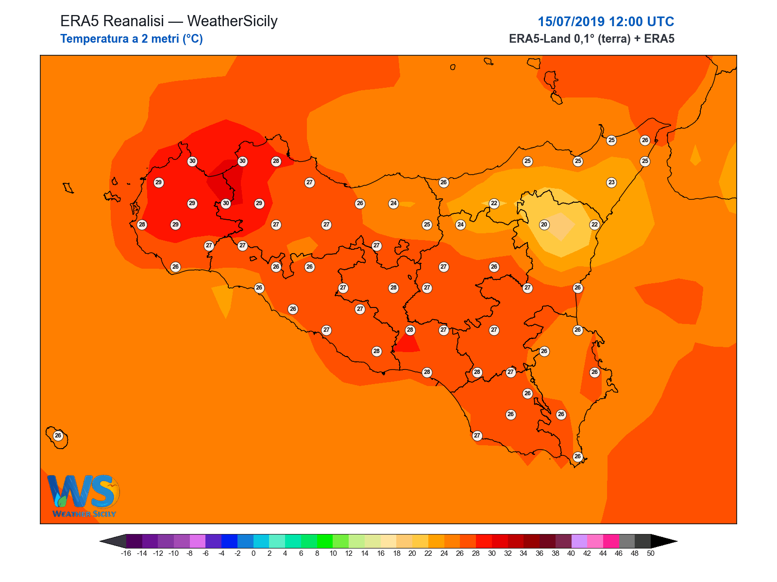 Temperatura a 2 metri · 2019071512