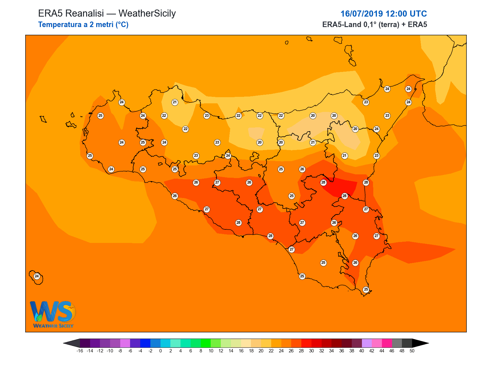 Temperatura a 2 metri · 2019071612